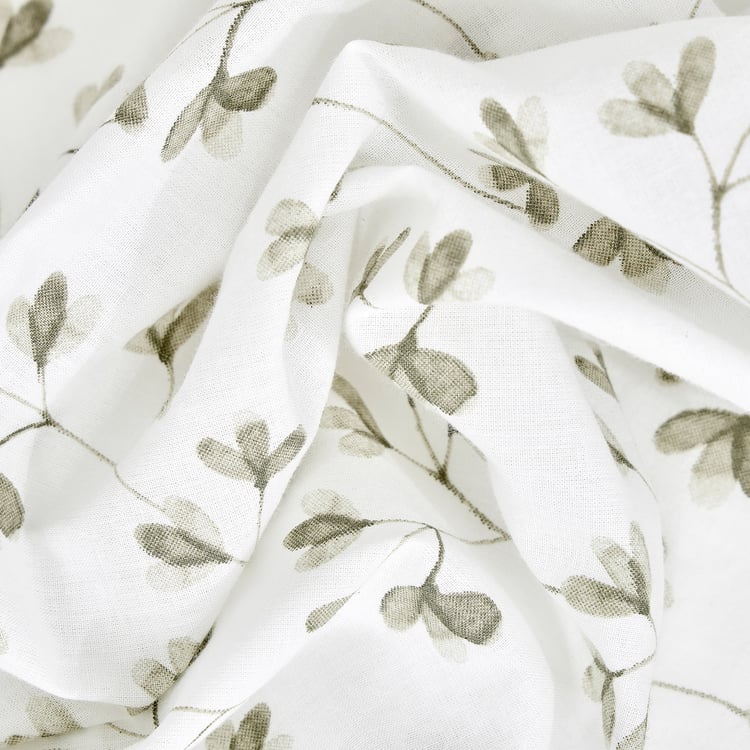 Corsica Twig Cotton 144TC Floral Print 3Pcs Queen Bedsheet Set