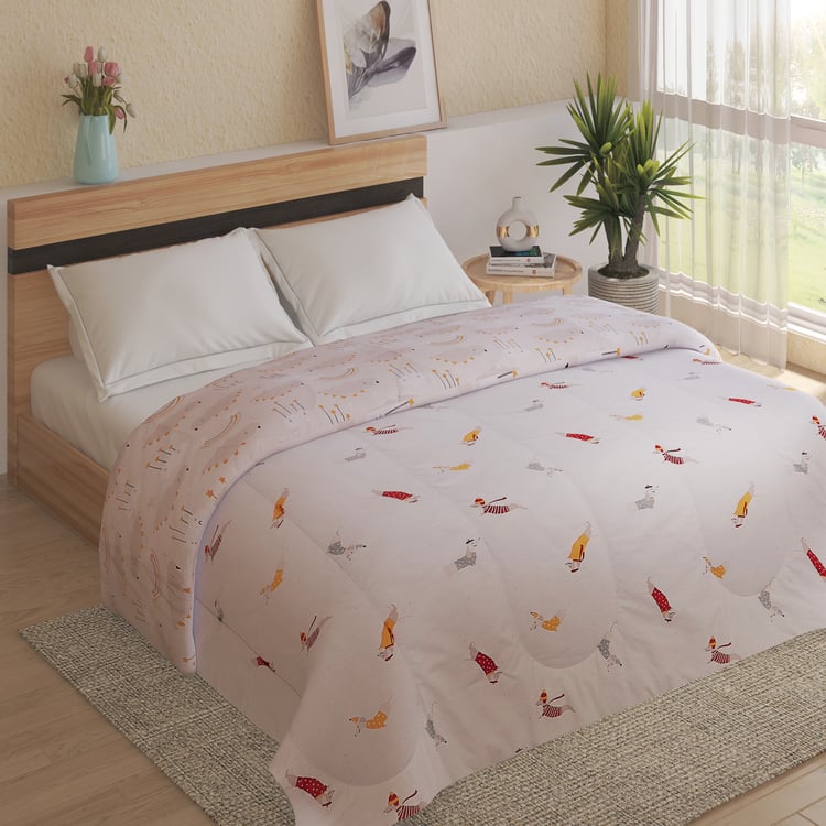 Slate Kids Cotton Printed Reversible Double Comforter