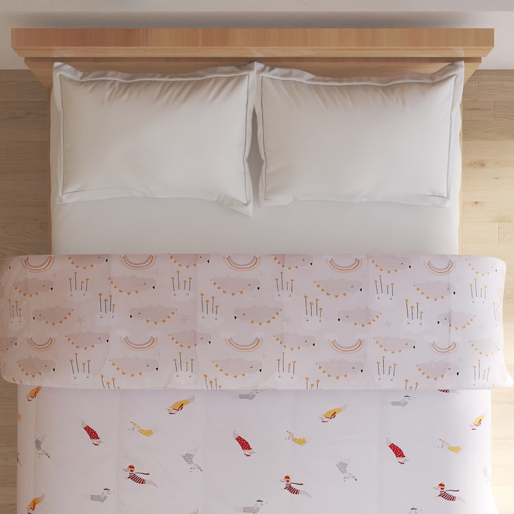 Slate Kids Cotton Printed Reversible Double Comforter