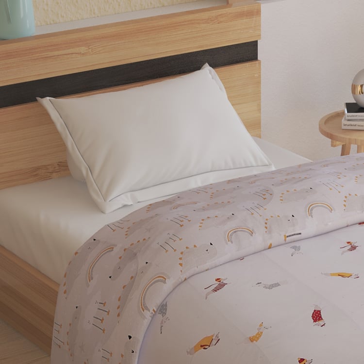 Slate Kids Cotton Printed Reversible Single Comforter