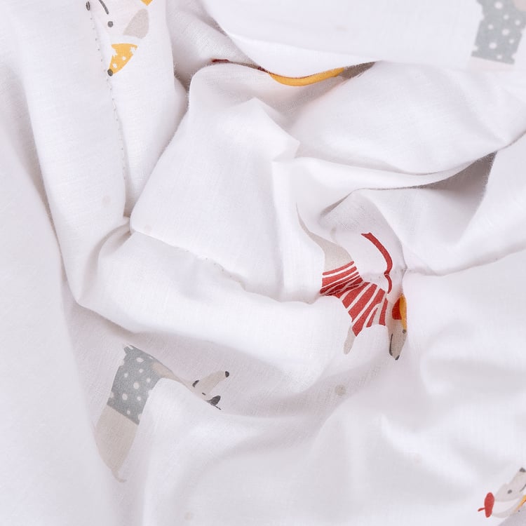 Slate Kids Cotton Printed Reversible Single Comforter