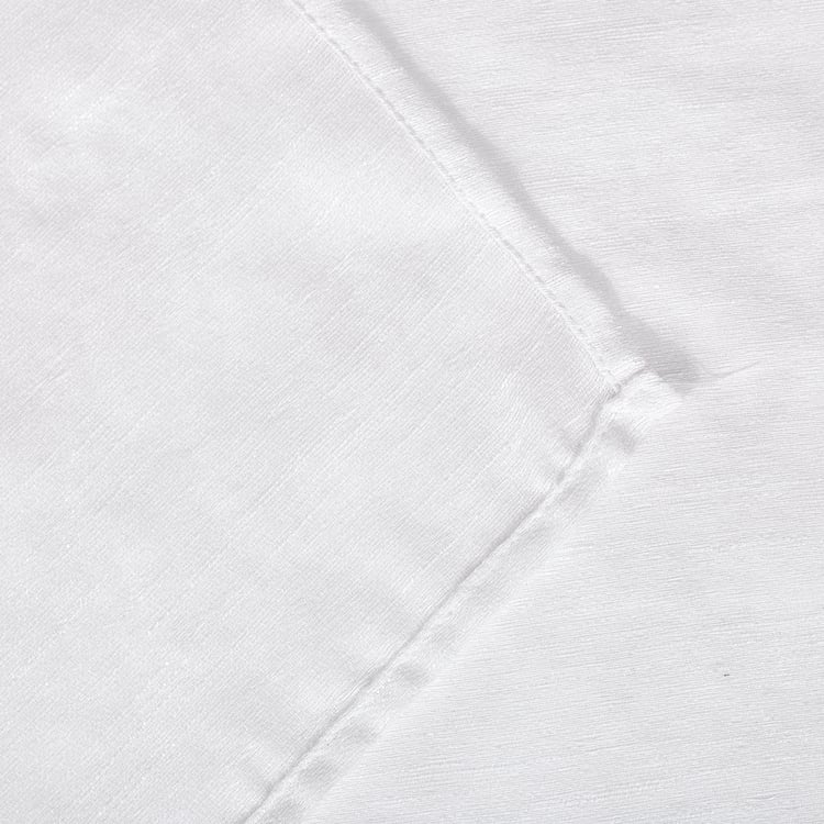 Amaira Pearl Set of 2 Sheer Window Curtains - 5.2ft (160cm)