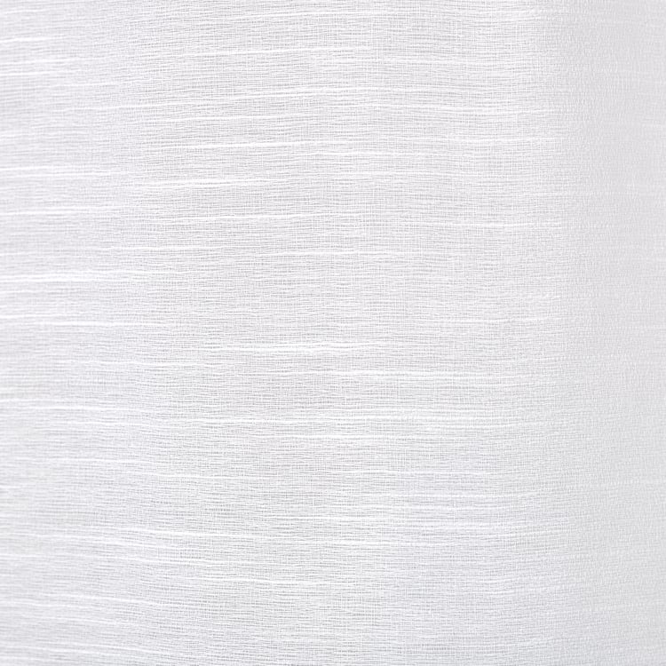 Amaira Pearl Set of 2 Sheer Window Curtains - 5.2ft (160cm)