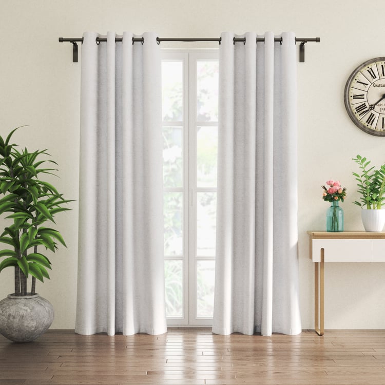 Amaira Veil Set of 2 Sheer Door Curtains - 7.3ft (225cm)