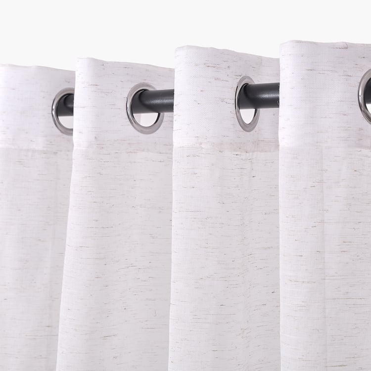 Amaira Veil Set of 2 Sheer Door Curtains - 7.3ft (225cm)