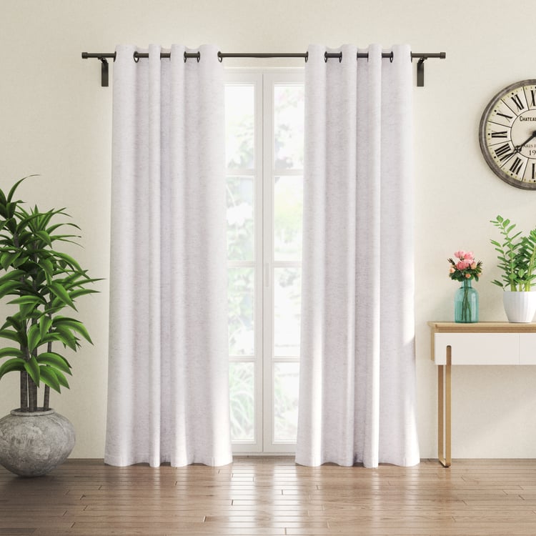 Amaira Whisp Set of 2 Sheer Door Curtains - 8.85ft (270cm)