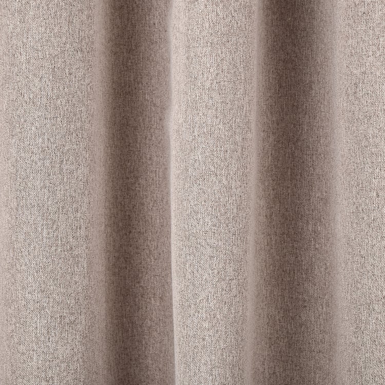 Muffle Grain Set of 2 Blackout Door Curtains - 7.2ft (220cm)