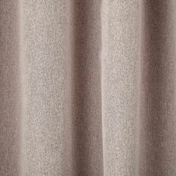 Muffle Grain Set of 2 Blackout Window Curtains - 5.2ft(260cm)
