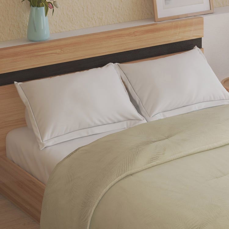 Tranquil Luxe Zebra Cotton Jacquard Reversible Double Comforter