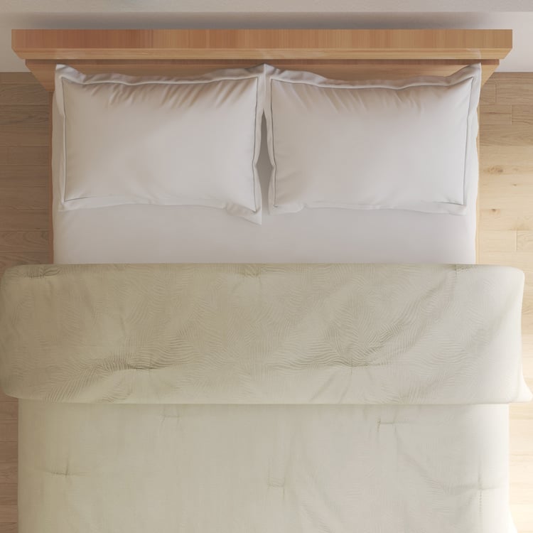 Tranquil Luxe Zebra Cotton Jacquard Reversible Double Comforter
