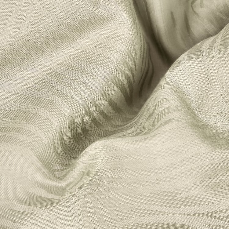 Tranquil Luxe Zebra Cotton Jacquard Reversible Double Comforter