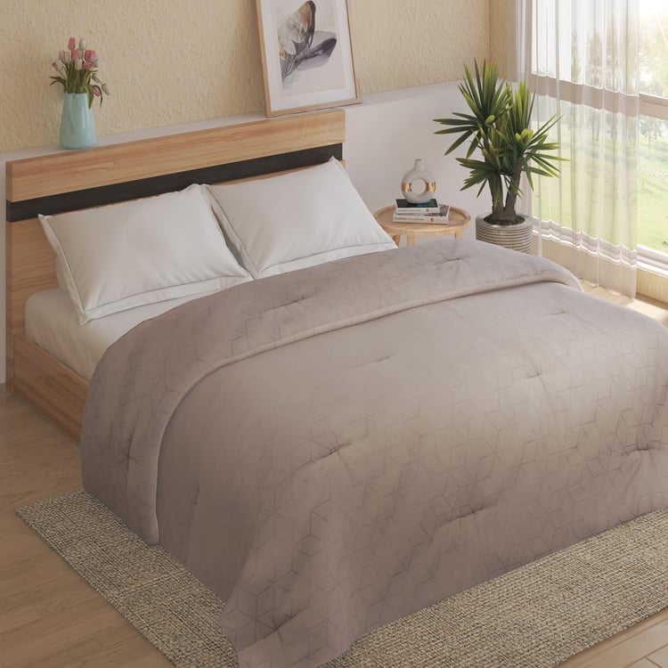 Tranquil Luxe Prism Cotton Jacquard Reversible Double Comforter