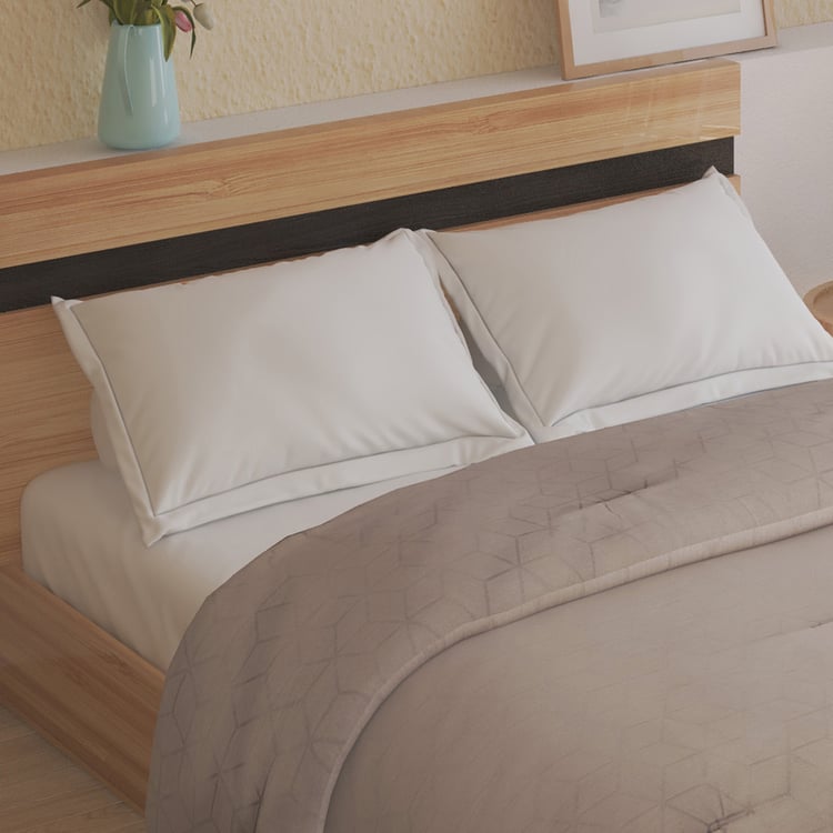 Tranquil Luxe Prism Cotton Jacquard Reversible Double Comforter