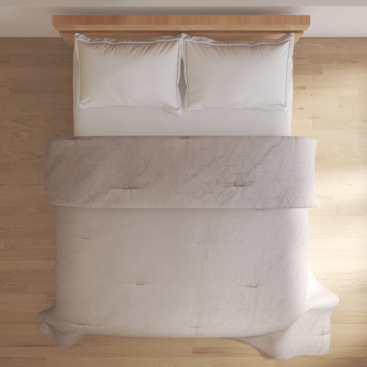 Tranquil Luxe Prism Cotton Jacquard Reversible Double Comforter