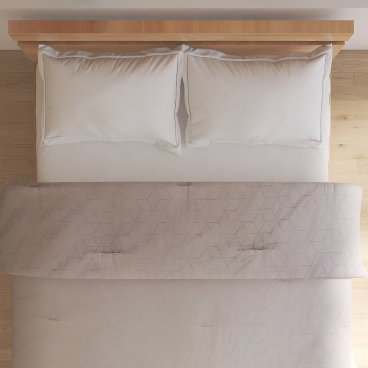 Tranquil Luxe Prism Cotton Jacquard Reversible Double Comforter