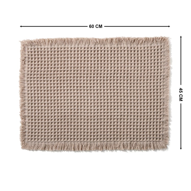 Bask Waffle Anti-Slip Bath Mat - 60x45cm
