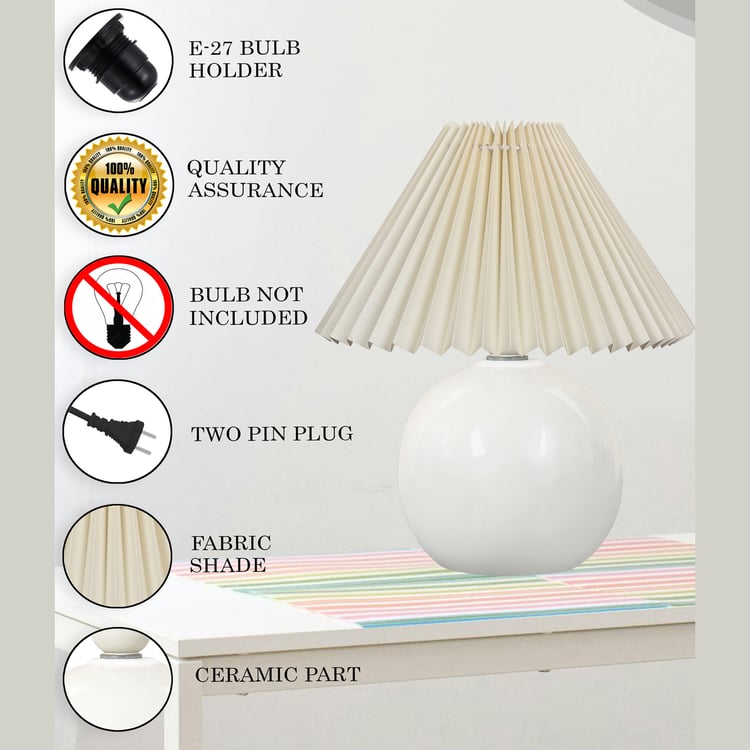 HOMESAKE Ceramic Table Lamp