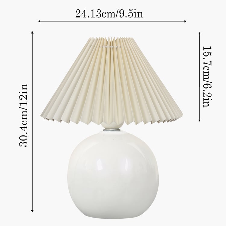 HOMESAKE Ceramic Table Lamp
