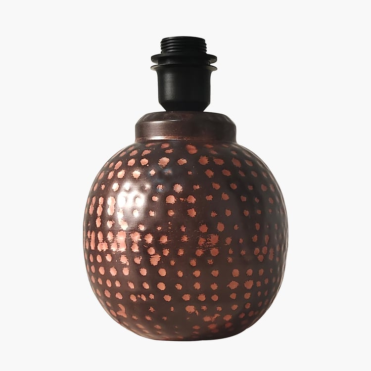 HOMESAKE Metal Hammered Table Lamp