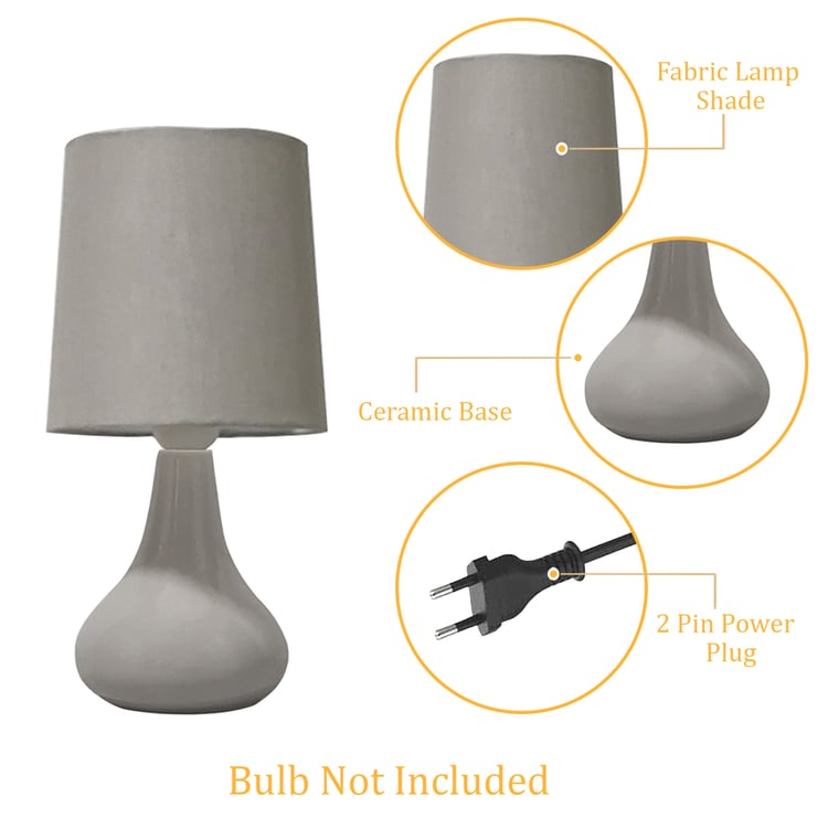 HOMESAKE Ceramic Table Lamp
