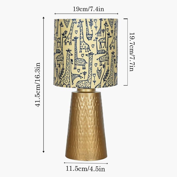 HOMESAKE Metal Table Lamp