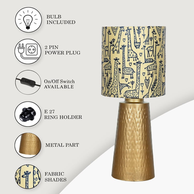 HOMESAKE Metal Table Lamp