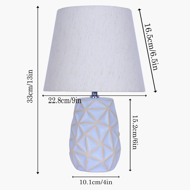 HOMESAKE Ceramic Table Lamp