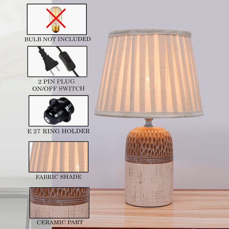 HOMESAKE Ceramic Table Lamp