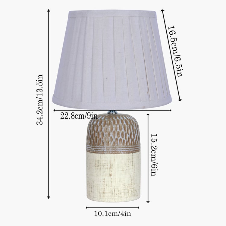 HOMESAKE Ceramic Table Lamp