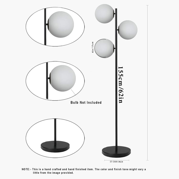 HOMESAKE Metal Floor Lamp