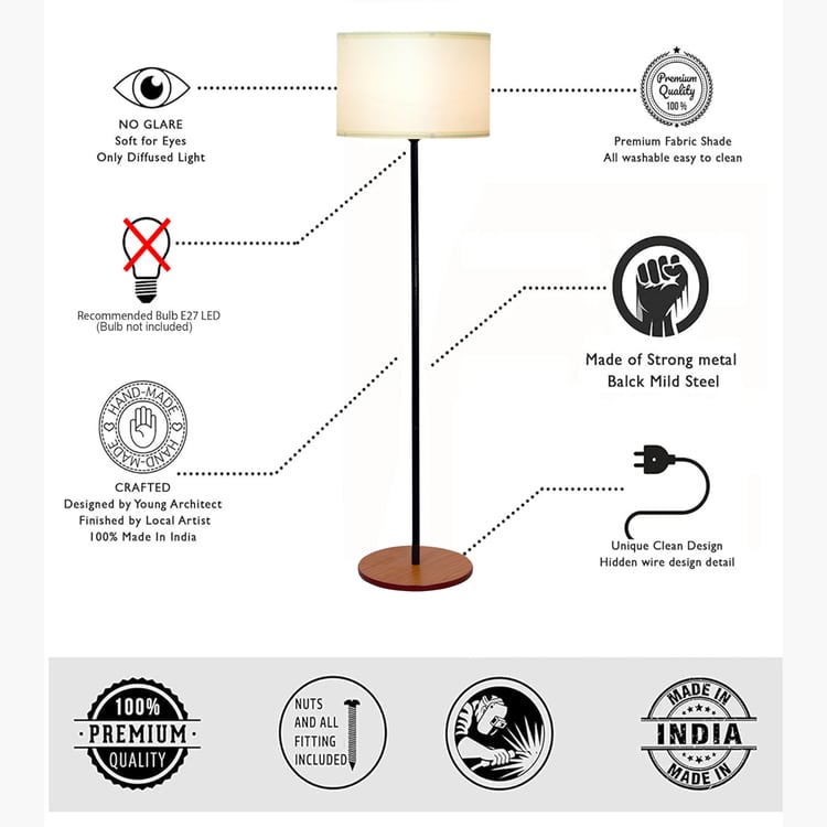 HOMESAKE Metal Floor Lamp