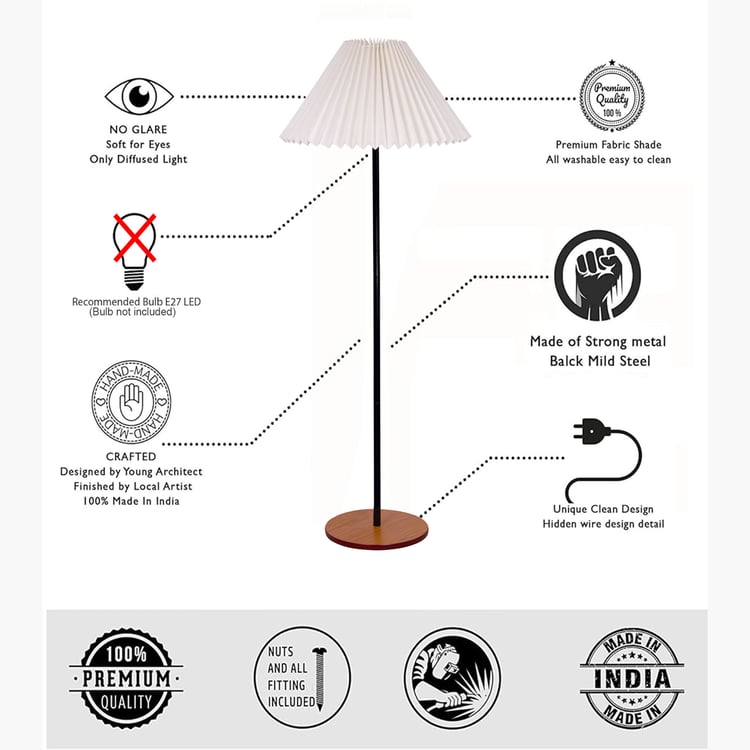 HOMESAKE Metal Floor Lamp