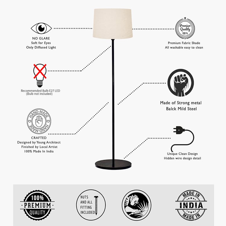 HOMESAKE Metal Floor Lamp
