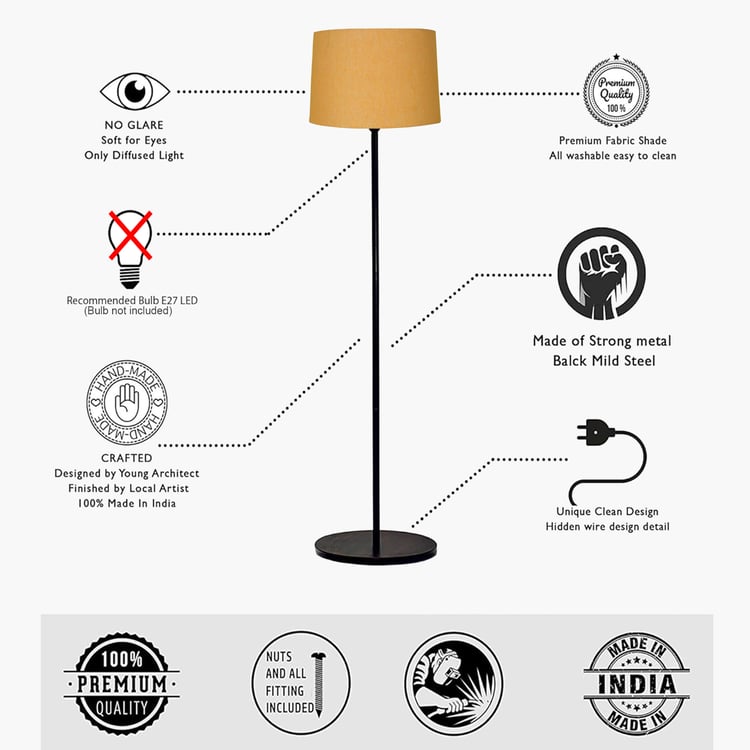 HOMESAKE Metal Floor Lamp