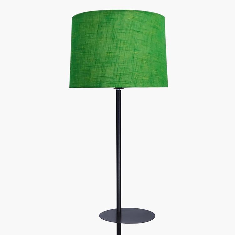 HOMESAKE Metal Floor Lamp with Shelf