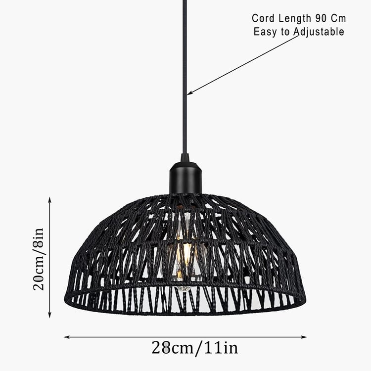 HOMESAKE Rattan Ceiling Lamp