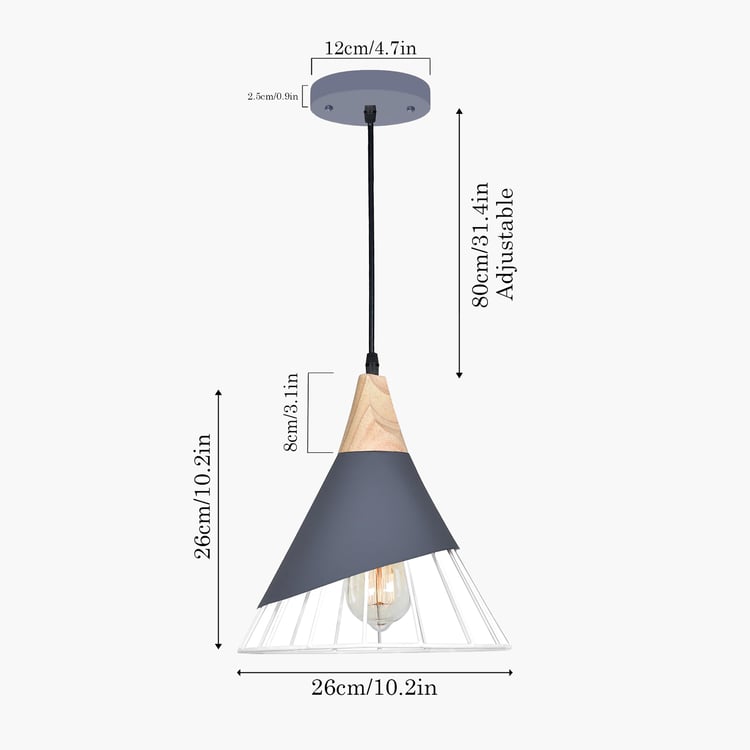 HOMESAKE Metal Ceiling Lamp