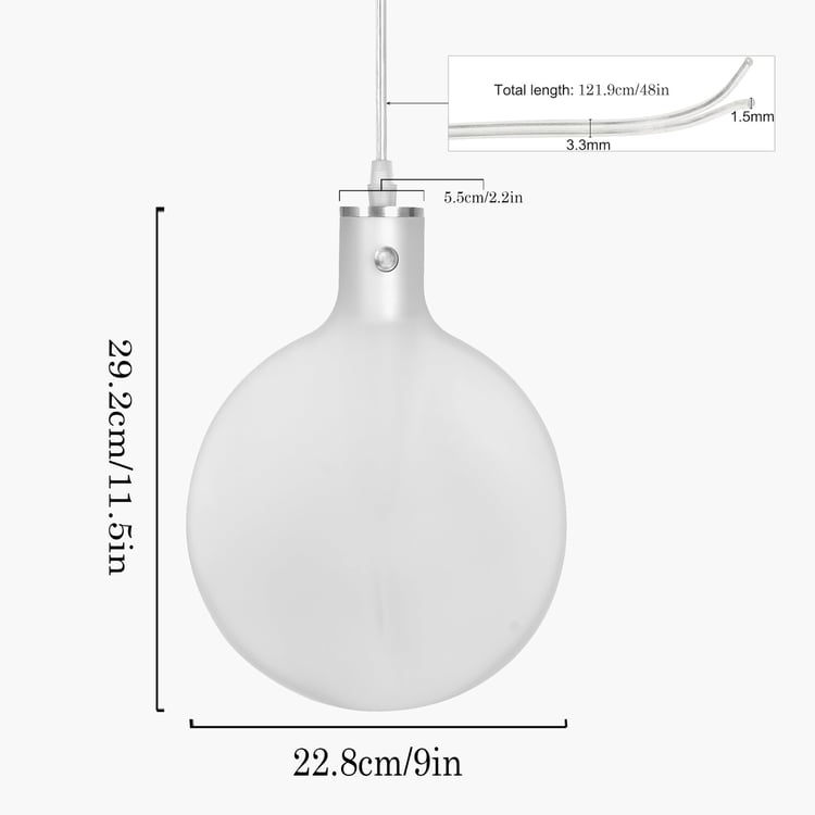 HOMESAKE Glass Ceiling Lamp