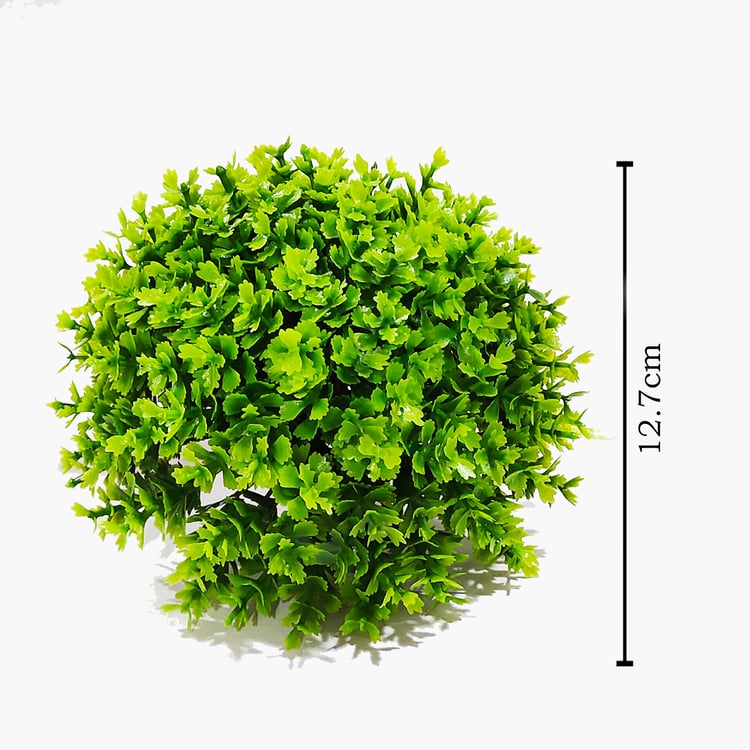 HOMESAKE Set of 4 Artificial Boxwood Plants - 12.7cm