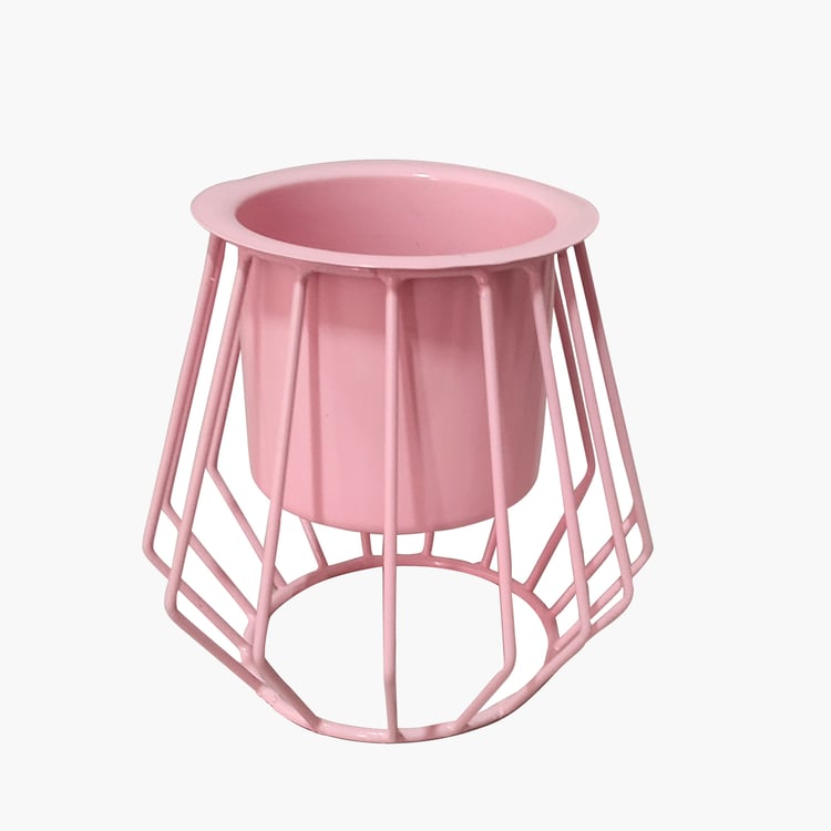 HOMESAKE Set of 2 Metal Planters