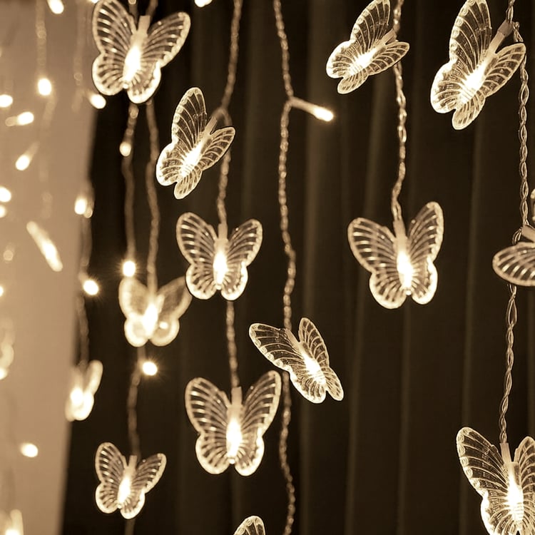 HOMESAKE Butterfly LED String Lights - 20 Bulbs