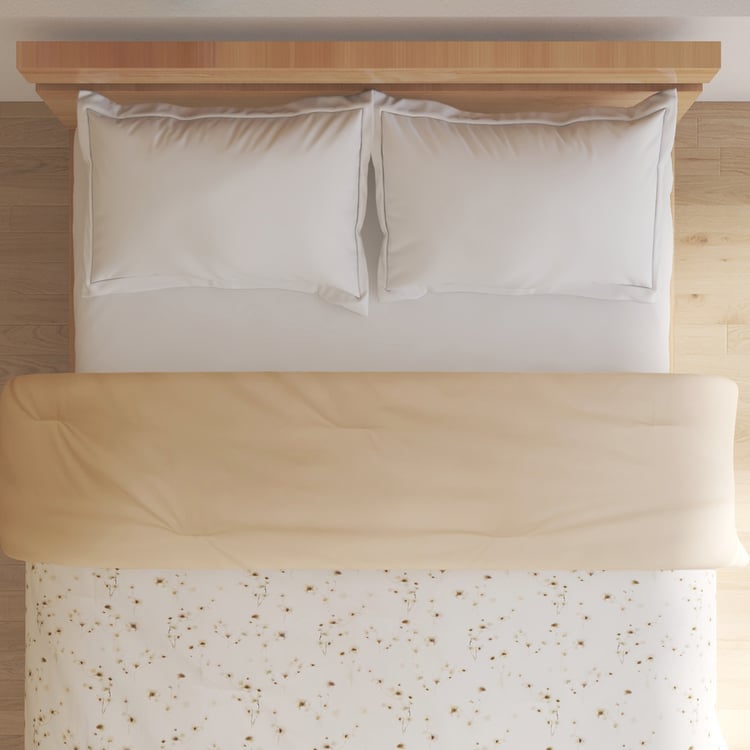 Earthbound Cotton Floral Reversible Double Comforter