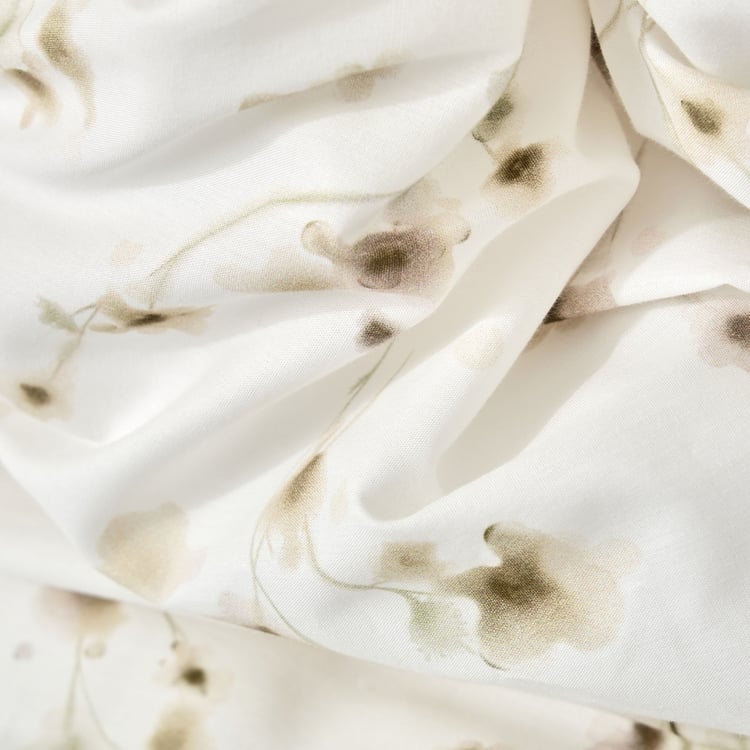 Earthbound Cotton Floral Reversible Double Comforter