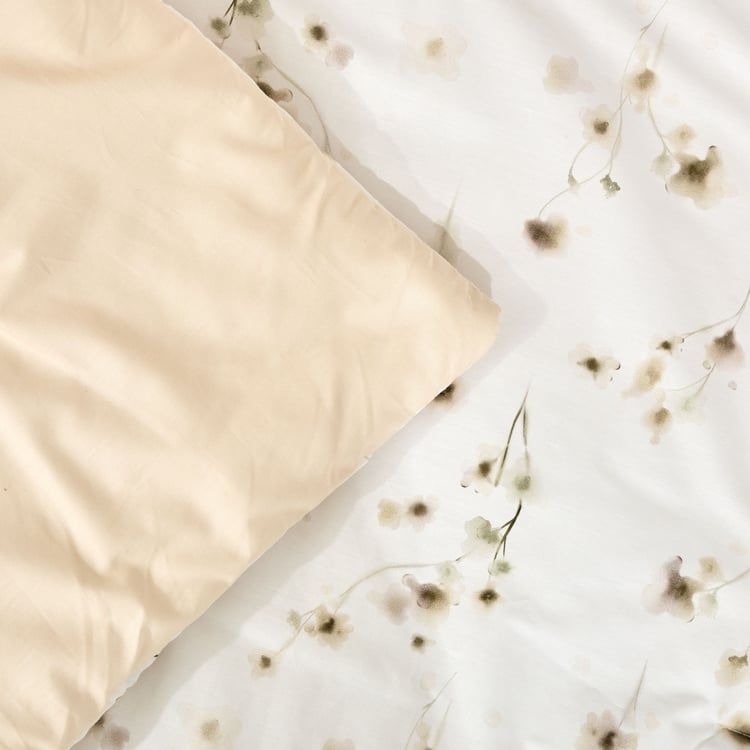 Earthbound Cotton Floral Reversible Double Comforter