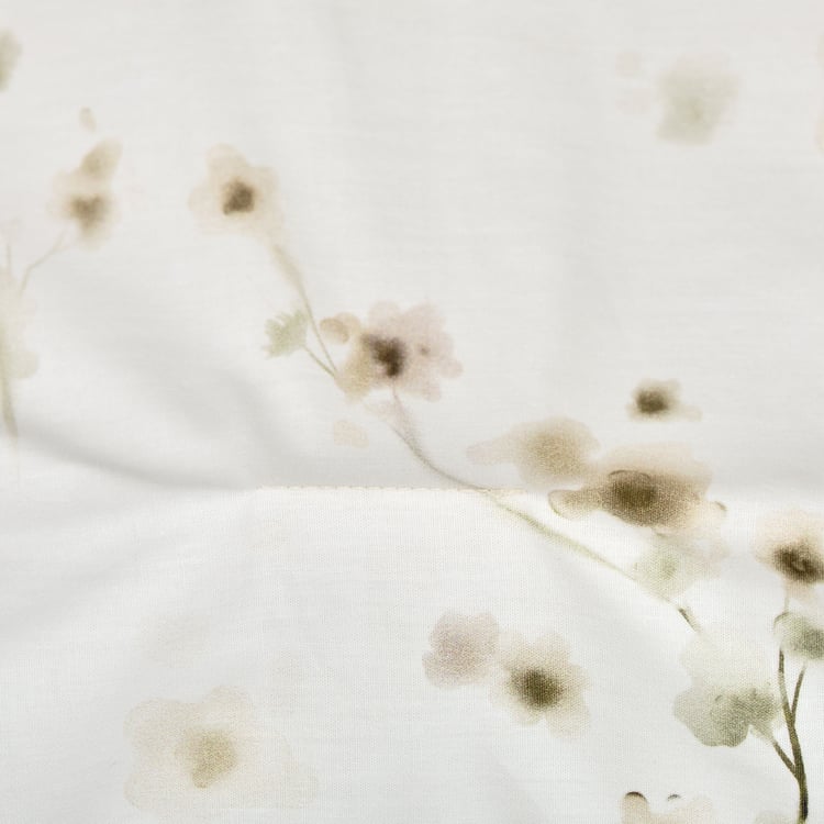 Earthbound Cotton Floral Reversible Double Comforter