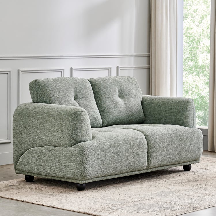 Foresta Fabric 2-Seater Sofa - Green