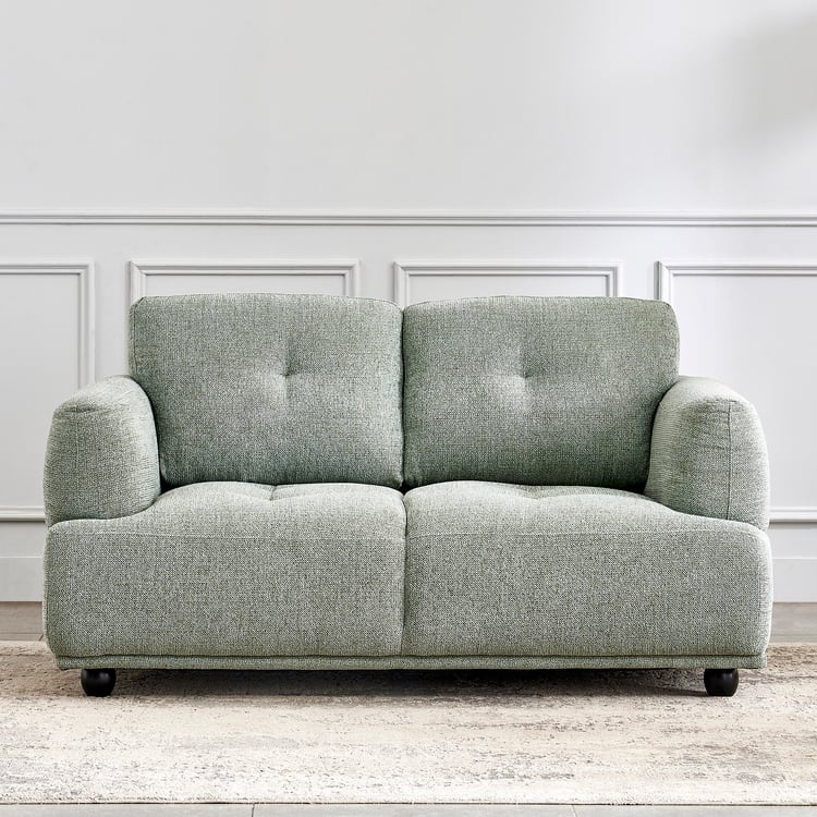 Foresta Fabric 2-Seater Sofa - Green