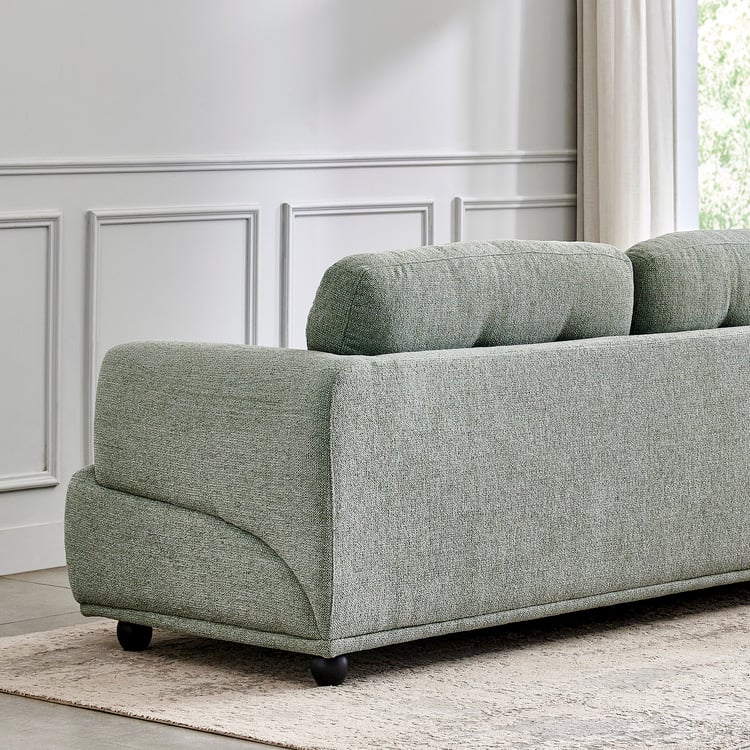 Foresta Fabric 3-Seater Sofa - Green