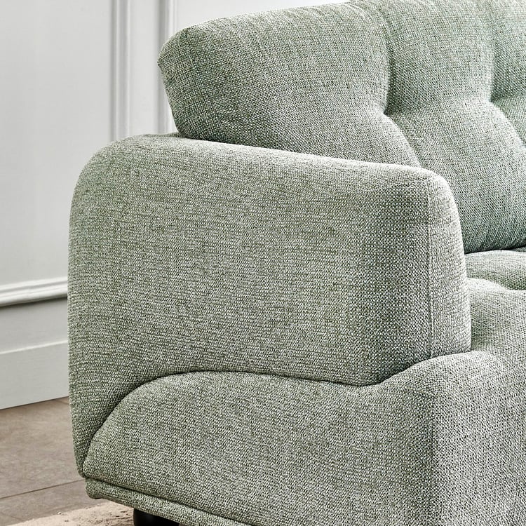 Foresta Fabric 3-Seater Sofa - Green