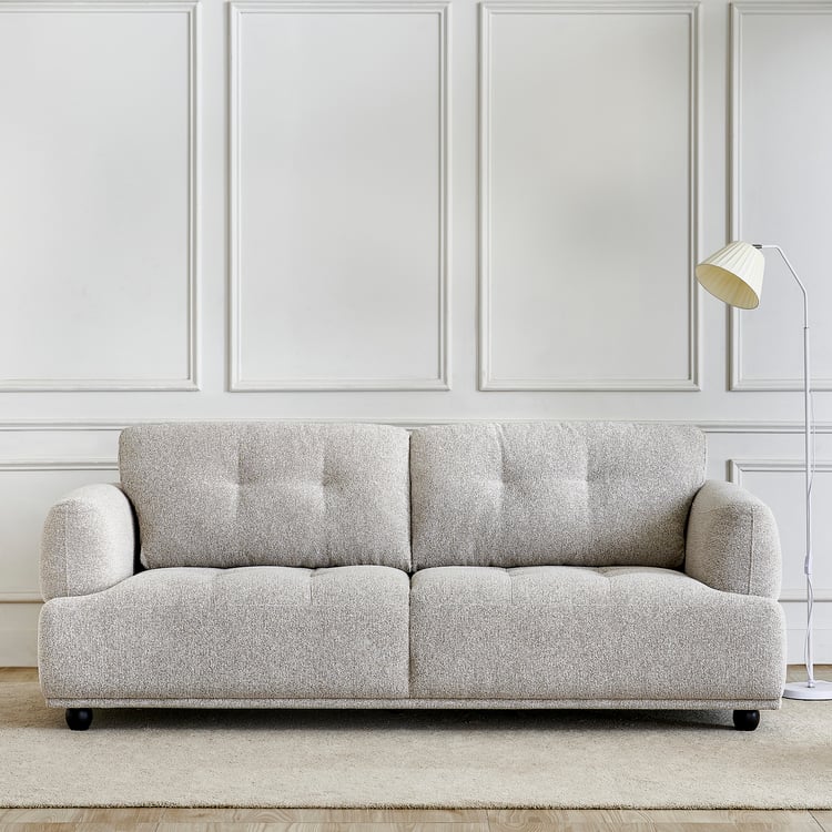 Foresta Fabric 3-Seater Sofa - Taupe